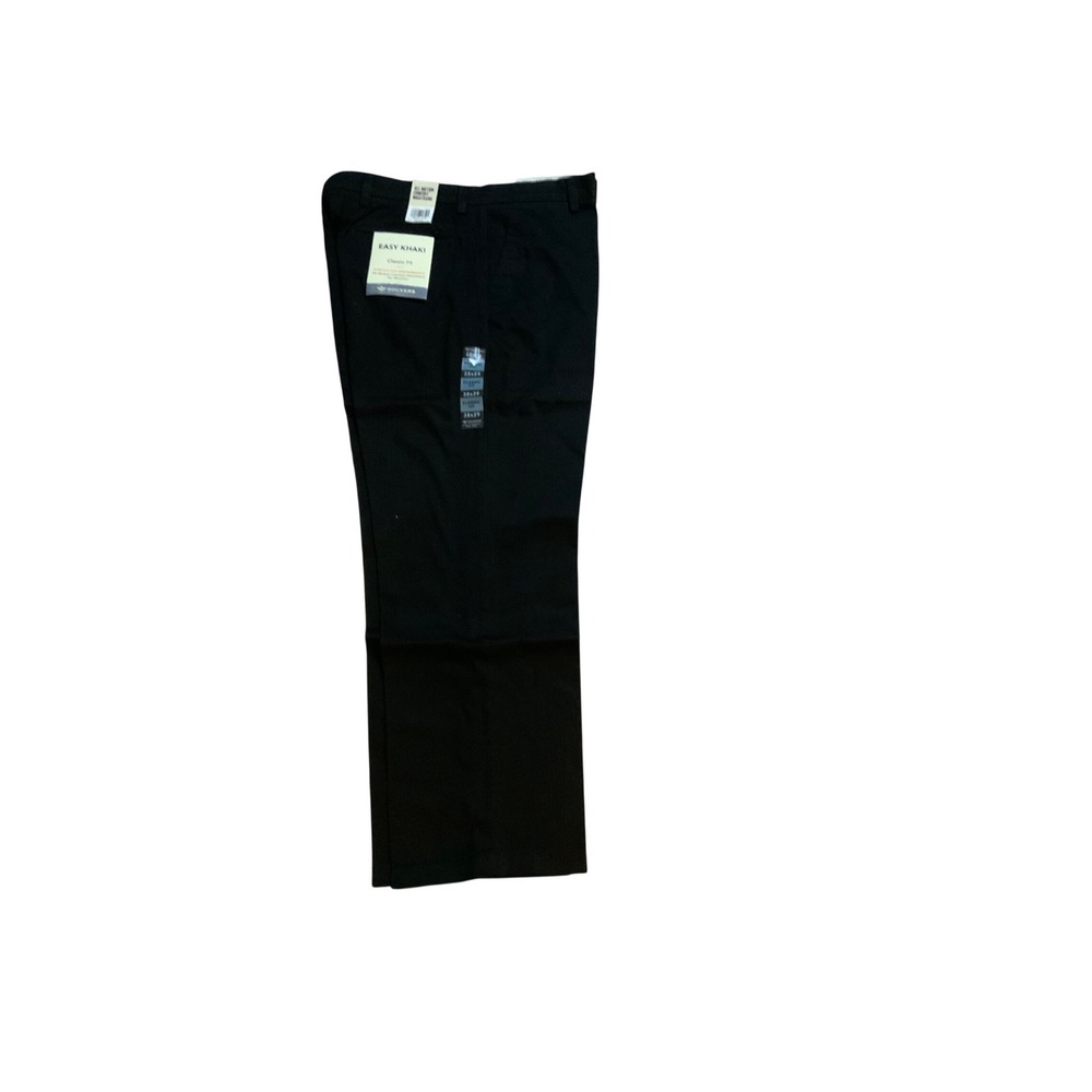 Dockers Easy Khaki Classic Fit Black Pants All Motion Comfort 38x29 NWT